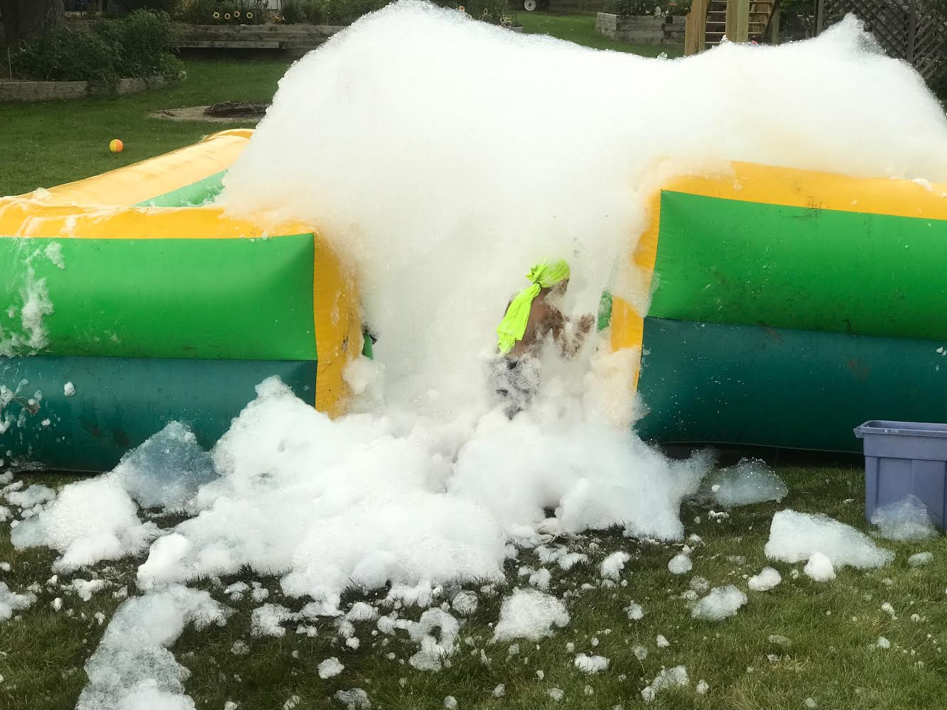 How a non-toxic foam pit was toxic to my weekend